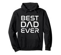 Bold & Futuristic Best Dad Ever Father's Day Sudadera con Capucha
