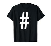 Bold Hashtag # - Creador de Palabras Personalizado para Palabras Personalizadas Camiseta