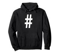 Bold Hashtag # - Creador de Palabras Personalizado para Palabras Personalizadas Sudadera con Capucha