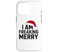 Bold I Am Freaking Merry Festive Humor Holiday Season tee Carcasa para iPhone 16 Pro