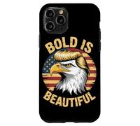Bold is Beautiful 4 de julio USA Patriotic Funny Bald Eagle Carcasa para iPhone 11 Pro