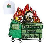 Bold Patch Design, Funny Bag Accessory, Embroidered Clothing Sticker, Hook Fastener Jacket Decoration, Stylish Baseball Cap Vest Ornament, Fashion Gear for Backpack, Jacket, Cabinet