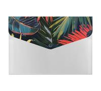 Bold Red Gold Jungle - Organizador de archivos con múltiples bolsillos, carpeta de acordeón expandible para almacenamiento portátil de documentos