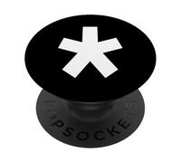 Bold Star Asterisk - Creador de Palabras Personalizado para Palabras Personalizadas PopSockets PopGrip Adhesivo