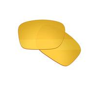 Boldbright Lentes de repuesto compatibles con gafas de sol Oakley Holbrook Metal OO4123 - HD amarillo no polarizadas