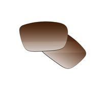 Boldbright Lentes de repuesto compatibles con lentes de sol Spy Optic Helm, tinte degradado marrón