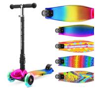 BOLDCUBE Big Fold | Patinete 3 Ruedas | Niños y Niñas | 5-10 Años | Ruedas con iluminación | Plegable | Ajustable 65 bis 89 cm