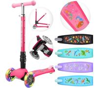 BOLDCUBE Teeny Fold | Patinete de 3 ruedas para niños de 3 a 8 años | Plegable | Ruedas luminosas | Altura Ajustable 61 a 79 cm
