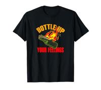 Boldea tus sentimientos sarcásticos ardientes rebeldes Camiseta
