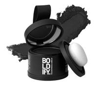 BOLDIFY Retocador de raíces en polvo - Cubre Canas Mujer y Hombre 24 Horas - Maquillaje Capilar Resistente al agua, No Mancha 4g (Negro)