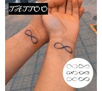 Boldink Técnica de No Permanente del Pareja Amor Adhesivo Impermeable Duradera Mágico Duración 1-2 Semanas Temporal Natural Realista Adhesivo de