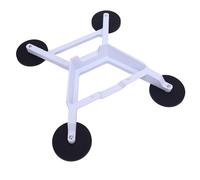 Boldista de Tazón de Mini Satélite, Soporte de Tazas de Succión de Aluminio para Ventanas de Automóvil y Techos Solares, Diseño de Succión Fuerte con EVA Suave para Proteger el