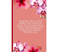 Boldly to the Throne of Grace | Christian Journal with Bible Verse (Hebrews 4:16) | Lined Prayer Notebook for Women