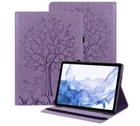 BOLELAW Funda para Lenovo Tab M10/Lenovo Tab M10 HD 1st Gen TB-X505F/X505L/X605F/X605L de 10,1 pulgadas 2019 con lápiz y soporte para bolígrafo, ranura para tarjetas, función atril, color morado