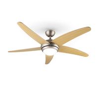 Bolero 134 cm 55 W Ventilador de techo con luz Arce