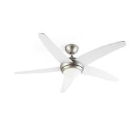 Bolero 134 cm 55 W Ventilador de techo con luz Blanco