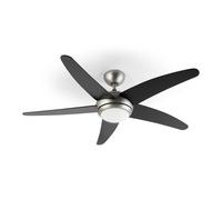 Bolero 134 cm 55 W Ventilador de techo con luz Negro