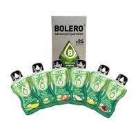 Bolero ALOE VERA MIX 24x3g | Saftpulver ohne Zucker, gesüßt mit Stevia + Vitamin C | geeignet für Kinder, Sportler und Diabetiker | Glutenfrei und veganfreundlich | der Geschmack gemischter Beeren…