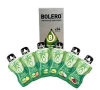 Bolero ALOE VERA MIX 24x9g | Saftpulver ohne Zucker, gesüßt mit Stevia + Vitamina C | geeignet für Kinder, Sportler und Diabetiker | Glutenfrei und veganfreundlich