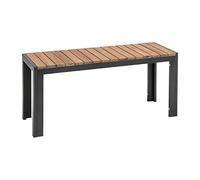 Bolero Banc en Acier & Bois d'Acacia - 1000 mm - Lot de 2