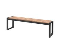 Bolero Banc en Acier & Bois d'Acacia - Lot de 2