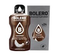 Bolero Bebida 24 bolsitas 3 gr Sticks Frutas Preparado Polvo Soluble Para Bebida Fresca en Agua Producto, 72 gramos endulzado con stevia (Coconut)