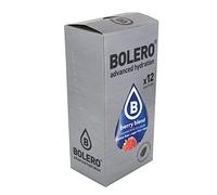 Bolero Drinks Berry Blend, bebida hidrosoluble, 12 sobres de 3 gramos, refrescante, sin azúcar, endulzado con stevia, con vitamina C, sabor frutos del bosque