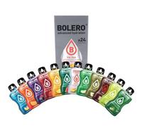 Bolero BEST OF MIX 24x9g | Saftpulver ohne Zucker, gesüßt mit Stevia + Vitamina C | geeignet für Kinder, Sportler und Diabetiker | Glutenfrei und veganfreundlich