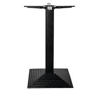 Bolero ce153 hierro fundido Step cuadrado mesa Base, negro
