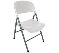 Bolero CE692 - Silla multiusos plegable, blanco, pack de 2