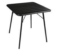 Bolero cf-mt-e030 Negro Rejilla de Mesa de Acero Cuadrada, 700 mm, Color Negro