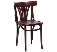Bolero cf143 Bentwood Bistro Side Chair, Nogal (Pack de 2)