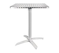 Bolero cg838 Mesa abatible, en acero inoxidable
