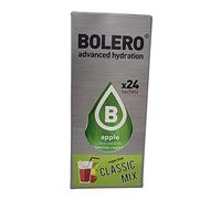 Bolero Classic Mix, bebida en polvo hidrosoluble refrescante y sin azúcar, 24 sobres de 9 gramos, con stevia, vitamina C, apto para diabéticos, 8 sabores diferentes por cada tres sobres