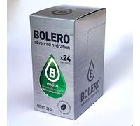 Bolero Drink 24 bolsitas 3 gr Sticks Frutas Preparado Polvo Soluble Para Bebida Fresca en Agua Producto, 72 gramos endulzado con stevia (Mojito)