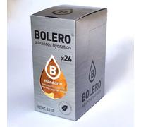 Bolero Drink - 24 bolsitas de 3 g de fruta preparada en polvo soluble para bebida fresca en agua, 72 gramos endulzado con stevia (Mandarin)