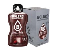 Bolero Drink - 24 bolsitas de 3 g de fruta preparada en polvo soluble para bebida fresca en agua, 72 gramos endulzado con stevia (Cherry Kola)