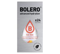 Bolero Drink - 24 bolsitas de 3 g de fruta preparada en polvo soluble para bebida fresca en agua, 72 gramos endulzado con stevia (Ice Tea Peach)