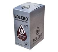 Bolero Drinks, 24 sobres de 3 gramos, sabor a fruta, preparación en polvo soluble en agua para bebidas frescas, 72 gramos, endulzado con stevia (Uva roja)