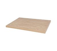 Bolero DT443 - Tablero Rectangular preperforado, Acabado Natural Envejecido, 1100 x 700 mm, para mesas de Comedor, encimeras, Bares y restaurantes