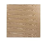 Bolero DY717 - Tablero de mesa cuadrado preperforado de chapa de fresno natural de 700 mm