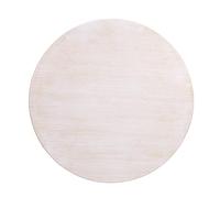 Bolero DY729 - Tablero de mesa redondo preperforado, 600 mm x 27 mm, color blanco vintage