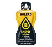 Bolero Energía | Bebida en polvo sin azúcar | Vegana y sin gluten | Para estilos de vida activos (12 x 14 g, original)