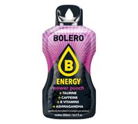 Bolero Energía | Bebida en polvo sin azúcar | Vegana y sin gluten | Para estilos de vida activos (12 x 14 g, Power Punch)