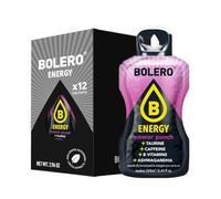 Bolero Energía | Bebida en polvo sin azúcar | Vegana y sin gluten | Para estilos de vida activos (12 x 7 g, Power Punch)