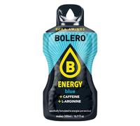 Bolero Energy - Bebida en polvo sin azúcar, vegana y sin gluten, para estilos de vida activos (12 x 14 g, azul)
