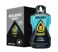 Bolero Energy - Bebida en polvo sin azúcar, vegana y sin gluten, para estilos de vida activos (12 x 7 g, azul)
