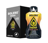 Bolero Energy - Bebida en polvo sin azúcar, vegana y sin gluten, para estilos de vida activos (12 x 7 g, Pacific Punch)