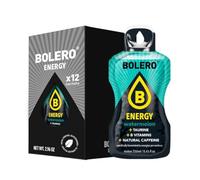 Bolero Energy - Bebida en polvo sin azúcar, vegana y sin gluten, para estilos de vida activos (12 x 7 g, sandía)