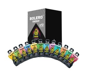 Bolero Energy Mix Beutel - Bebida en polvo sin azúcar, vegana y sin gluten, para estilos de vida activos (14 g x 12 unidades)
